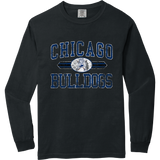 Chicago Bulldogs Heavyweight Ring Spun Long Sleeve Tee