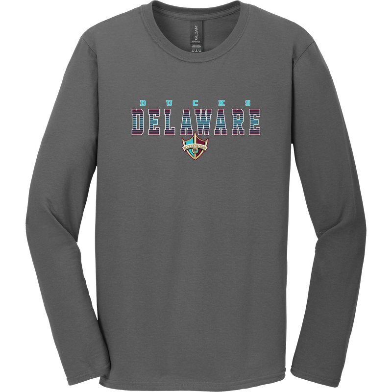 Delaware Ducks Softstyle Long Sleeve T-Shirt