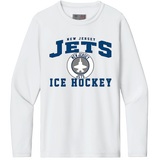 NJ Jets Youth Cooling Performance Long Sleeve Tee