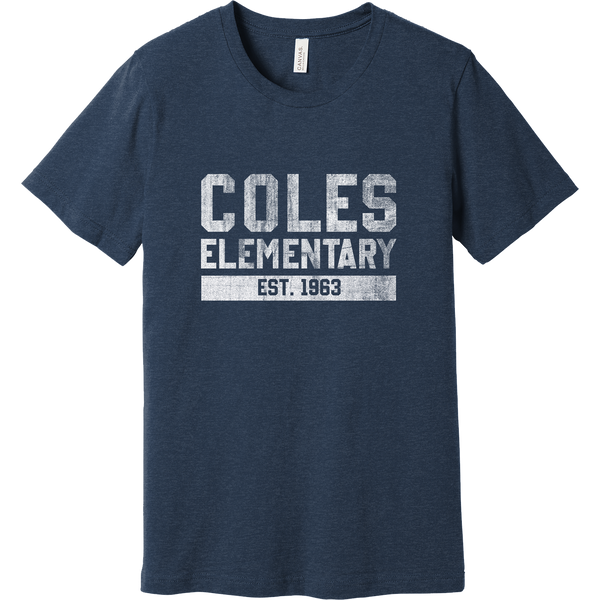 Coles Elementary Unisex Distressed Tee