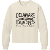 Delaware Ducks Youth 6-Ounce Heavyweight Long Sleeve Tee