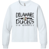 Delaware Ducks Youth 6-Ounce Heavyweight Long Sleeve Tee