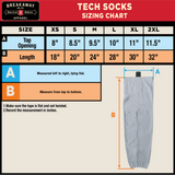 Pittsburgh Huskies Sublimated Tech Socks - Red (Extras)