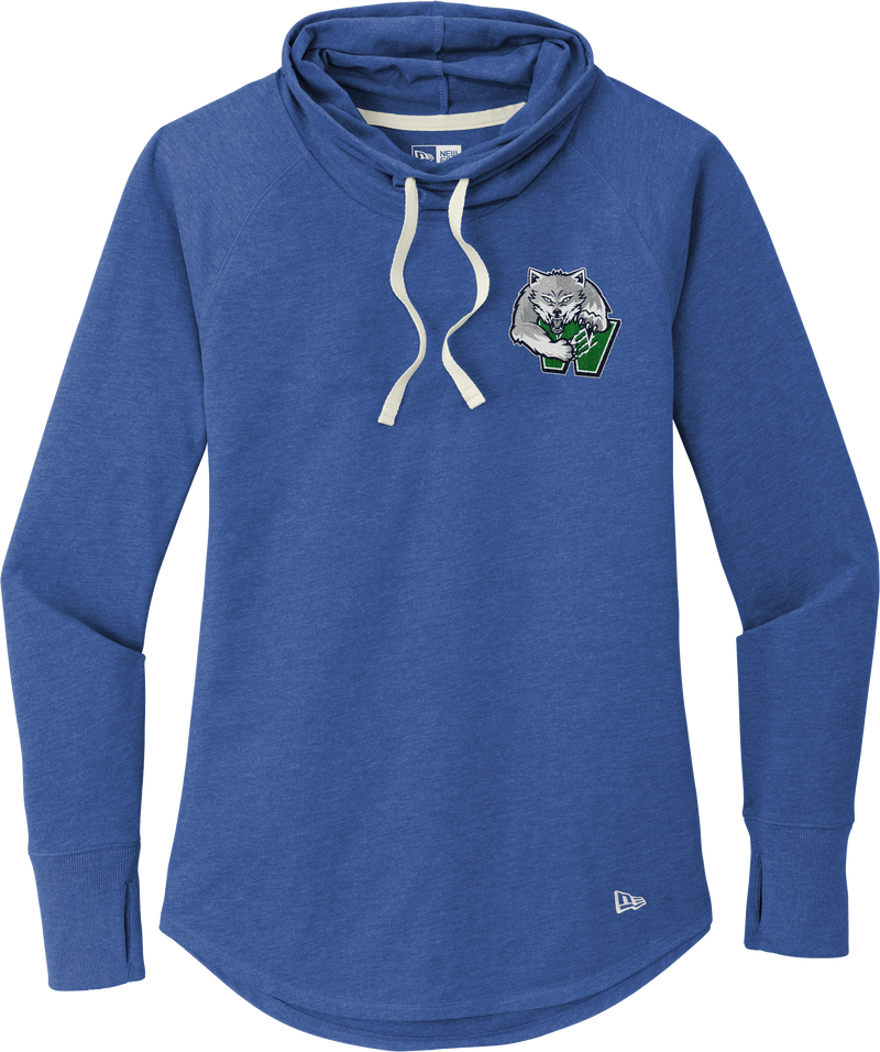 Woodbridge Wolfpack New Era Ladies Sueded Cotton Blend Cowl Tee