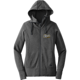 Royals Girls New Era Ladies Tri-Blend Fleece Full-Zip Hoodie