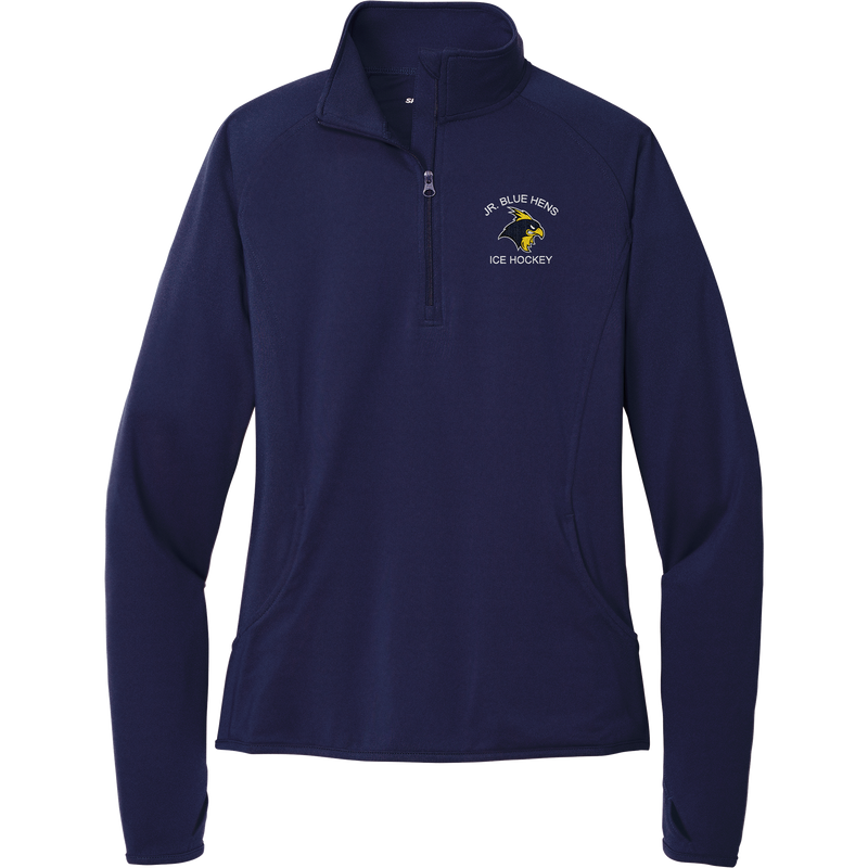 Delaware Jr. Blue Hens Ladies Sport-Wick Stretch 1/4-Zip Pullover