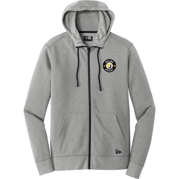 Upland Hockey New Era Tri-Blend Fleece Full-Zip Hoodie