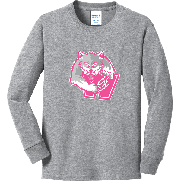 Woodbridge Wolfpack Youth Long Sleeve Core Cotton Tee