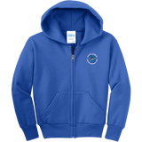 Mount Clemens Skating Youth Core Fleece Full-Zip Hooded Sweatshirt