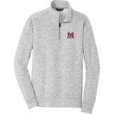 Jr. Mounties PosiCharge Electric Heather Fleece 1/4-Zip Pullover